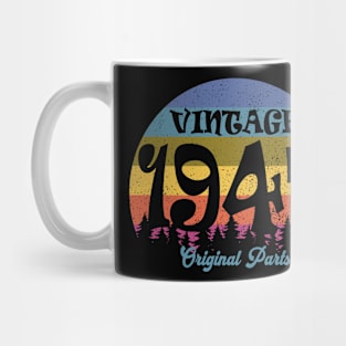 1974 Birthday for Men Vintage 1974 Original Parts Retro Bday Mug